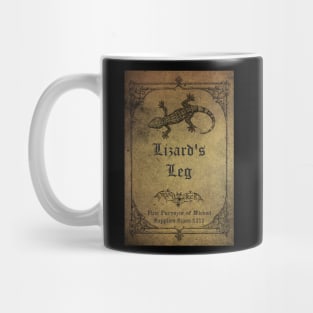 Lizard's Leg Apothecary Ingredient Bottle Label Mug